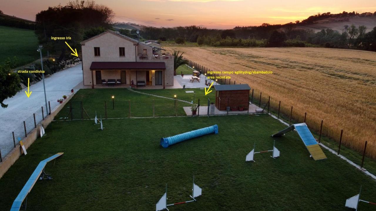 Casa Montefiore 13 Iris Lt Nella Tranquilla Campagna Marchigiana Ancona Bagian luar foto